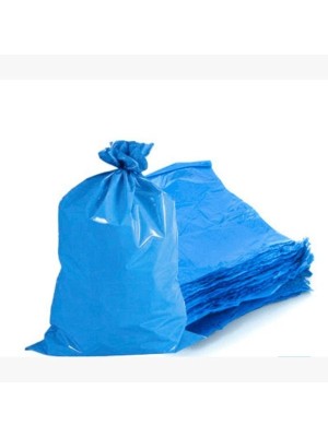 Rolo Saco de Lixo Plastico Cor Azul Capacidade 100 Litros com 15 unidades