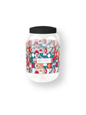 POTE VITRAL BISCOITO 2,2L UN.