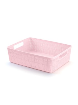 CESTO ORGANIZADOR 4,7LTS ROSA UN.