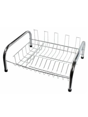Escorredor de Louça Tubo Quadrado Cromado Resistente Moderno e Elegante