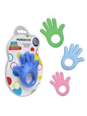 Mordedor Inafntil de Borracha Atoxica Desenho Maozinha