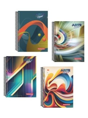 CADERNO UNIVERSITARIO 160FLS CD ARTE DIGITAL 10X1