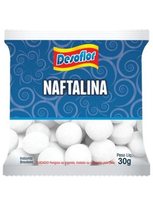 Repelente Naftalina Em Bolinhas 30g