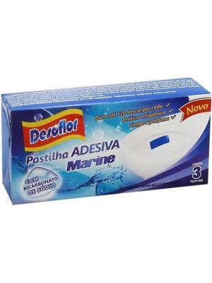 PASTILHA ADESIVA C/ 3PCS MARINE UN. DESOFLOR