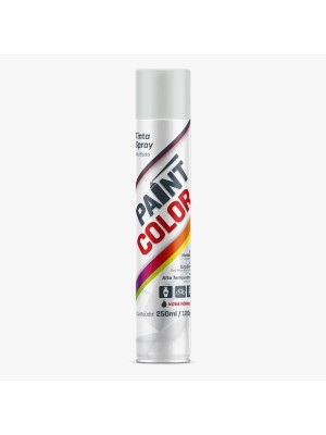 Tinta Spray 250ml Uso Geral Cor Branco Fosco