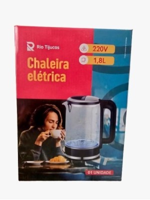 CHALEIRA ELETRICA VIDRO 2L 220V UN.