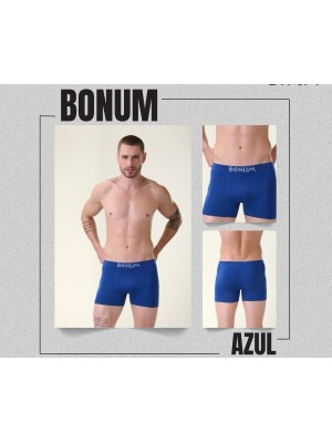 CUECA BOXER ADULTO AZUL P UN.