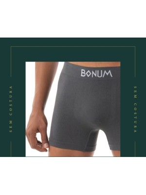 CUECA BOXER ADULTO CINZA P UN.