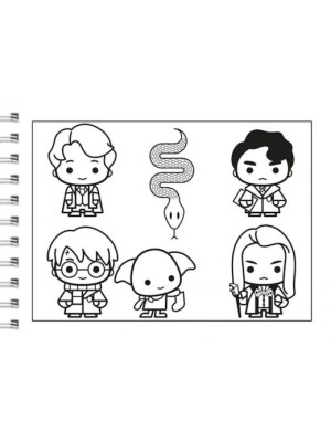 LIVRO PARA COLORIR HARRY POTTER COMFY AND COZY UN.