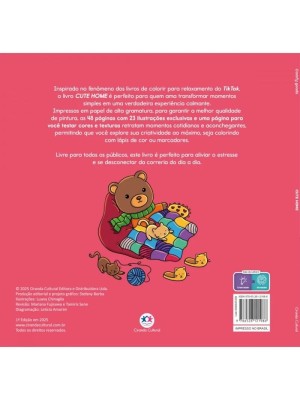 LIVRO PARA COLORIR CUTE HOME UN.