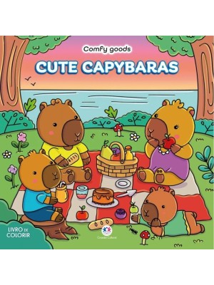Livro Comfy Goods Cute Capybaras