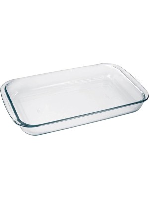 ASSADEIRA DE VIDRO RETANGULAR 1600ML UN.