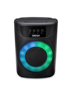 CAIXA DE SOM PORTA CELULAR PARTY LED RGB PORTATIL MULTIMIDIA 12W UN.