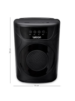 CAIXA DE SOM PORTA CELULAR PARTY LED RGB PORTATIL MULTIMIDIA 12W UN.