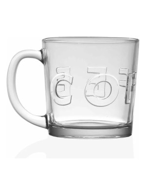CANECA DE VIDRO FLORENCE 340ML UN.