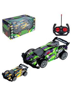 CARRO DE CONTROLE REMOTO TURBO DINO 7 FUNÇÕES ESCALA 1:16 UN. 