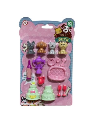 ANIMAIS DE ESTIMACAO KIT C/15PCS UN.