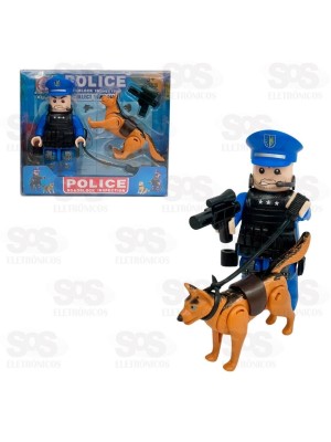 Lego Blocos De Policial Brinquedos Blocos Militares Para Crianças Produto Premium  ACESSORIOS 6 PEÇAS