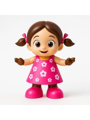Boneca dançarina dança musical com luz e som fun dance girl brinquedo infantil