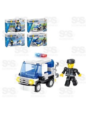 Bloco de Montar Policial Modelos Sortidos Toy King
