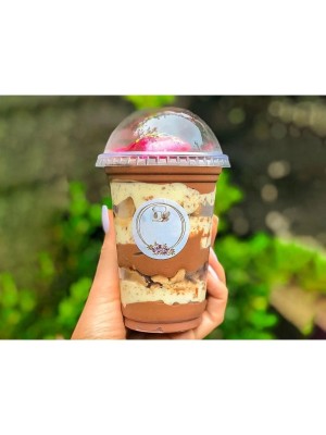 Pote Plástico 500ml Descartável Redondo c/tampa Bolha Galvanotek