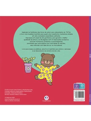 Livro Comfy & cozy books Cute Buddies | Para Colorir