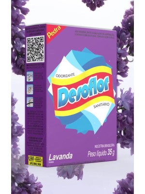Pedra Sanitaria Odorizante Vaso Sanitario Lavanda 35g