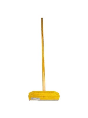 Rodinho Duplo Infantil com Cabo de Madeira 60cm