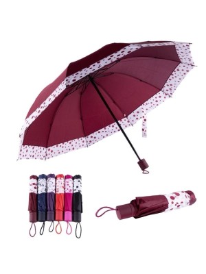 Sombrinha Grande 10 Varetas Guarda Chuva Dobrável Abertura e fechamento manual Masculina Feminina