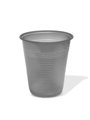 Copo Descartavel 200ml Com 50 unidades Prata