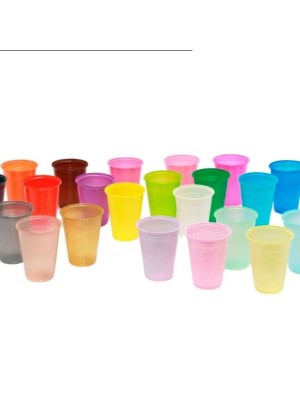 Copo Descartavel 200ml Com 50 unidades Rosa Neon
