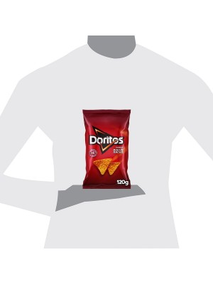 Salgadinho de Milho Sabor Queijo Nacho Pacote de 120g