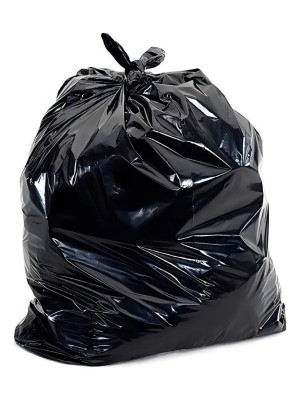  Saco de Lixo Plastico Cor Preto Capacidade 50 Litros com 10 unidades