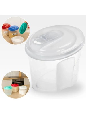 Pote Farinheiro Açucareiro 700ml Tampa C/ Dosador Mantimento