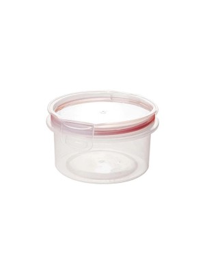Pote de Plástico Mantimentos Redondo Hermético Trava Mais 550 ml 
