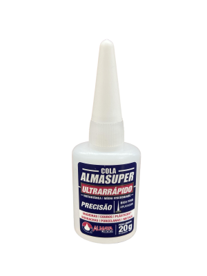 ADESIVO COLA ALMA SUPER INSTANTANEO PRECISAO 20G UN. RECAFER