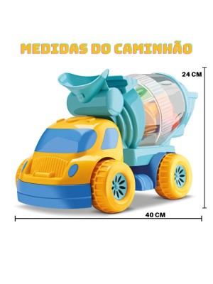 Baby Thunder Trucks Caminhão Betoneira de Bolinhas