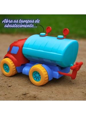 Caminhão Tanque Thunder Trucks Infantil Brinquedo
