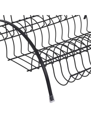 Escorredor de Louça Preto Aramado Azzo