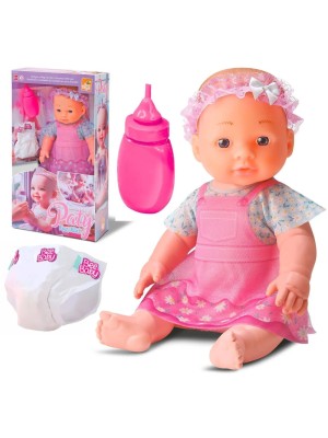 oneca Paty Faz Xixi de Verdade com Mamadeira e Fraldinha