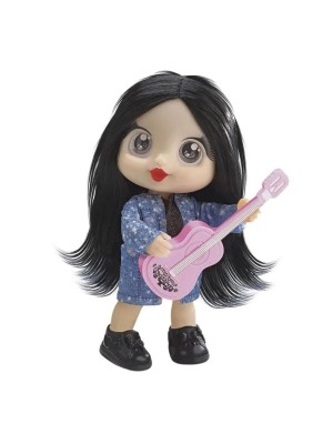 Boneca Brave Girls Anna Cantora com Violão e Óculos