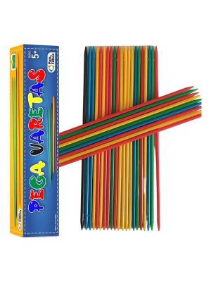 Jogo Pega Varetas Pais & Filhos – Brinquedo Educativo Clássico Infantil