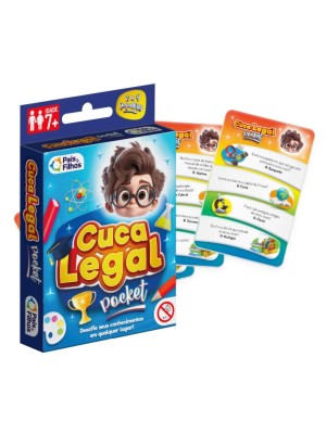 Jogo Cuca Legal Pocket Pais & Filhos – 220 Perguntas Educativas e Divertidas