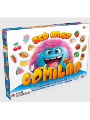 Jogo Meu Amigo Comilão Pais & Filhos – Jogo Educativo de Tabuleiro Infantil 5+ Anos