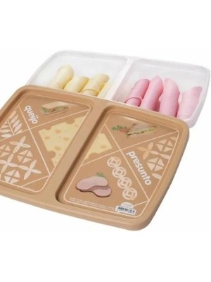 O Pote 2 Divisórias Retangular Decorado Retrô Plasútil 