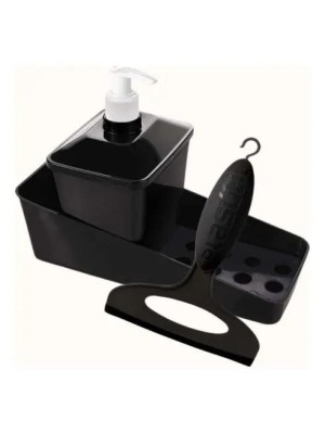 Rodinho de Pia Preto Emborrachado Plasutil