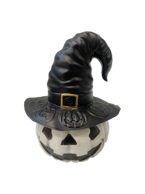 Abóbora Bruxa Branca 30X29X29CMDecoração Halloween