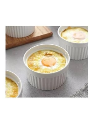 Ramekin Grande de Porcelana 210ml Terramada – Tigela Para Sobremesas, Molhos e Entradas