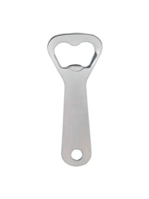 Abridor de Garrafa 10cm  Inox Portátil Para Long Neck, Cerveja e Refrigerante