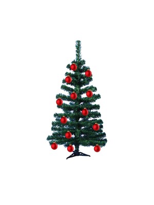 Árvore de Natal Verde 60cm com Galhos Flexíveis para Decoração